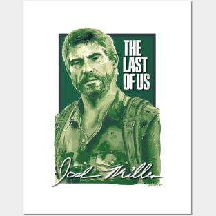 The Last Of Us - Joel signed portrait Posters and Art